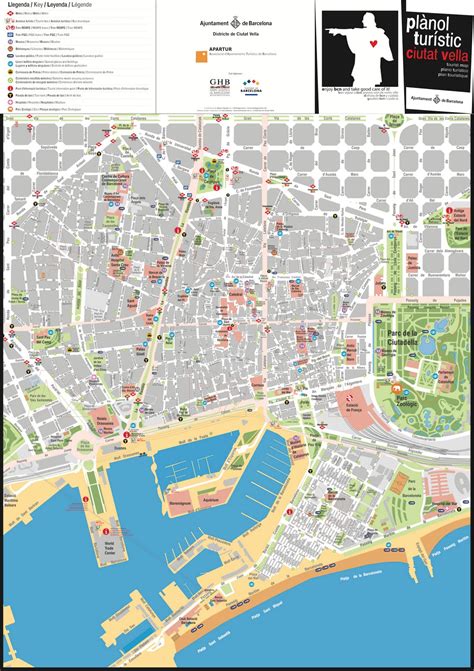 barcelona city map printable.